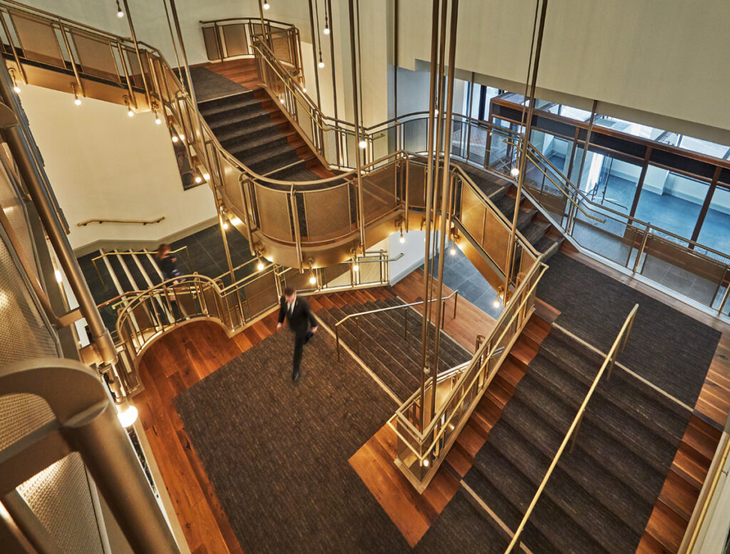 Lobby in a Pendry hotel