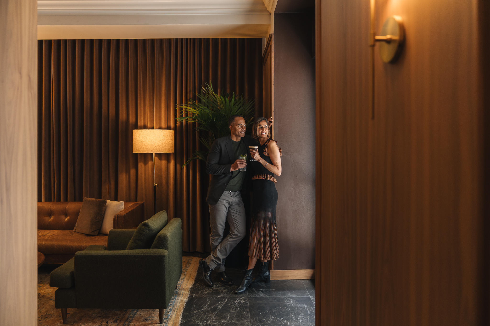 Couple at Bar Pendry.