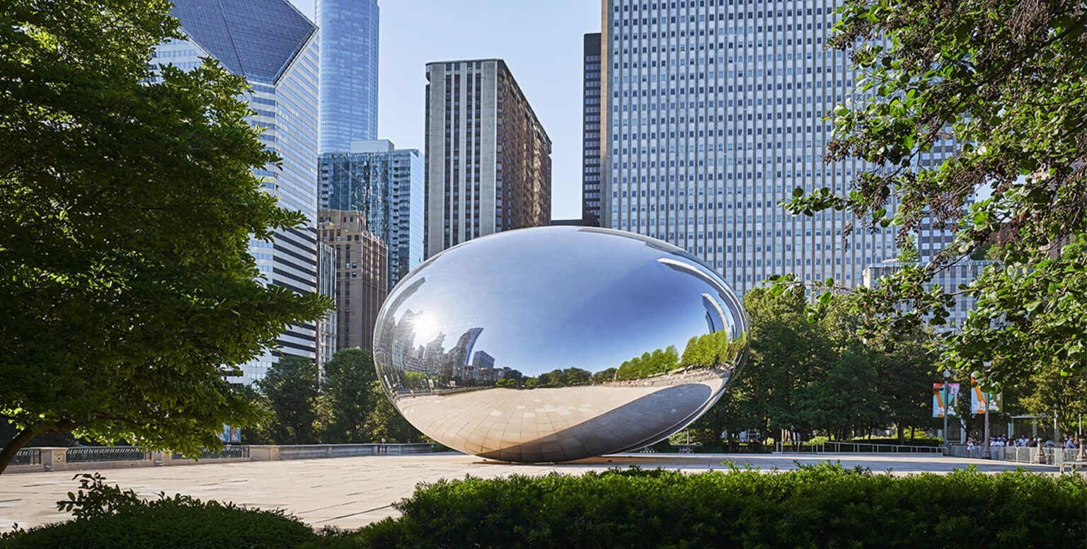 The Cloud Gate in Chicago