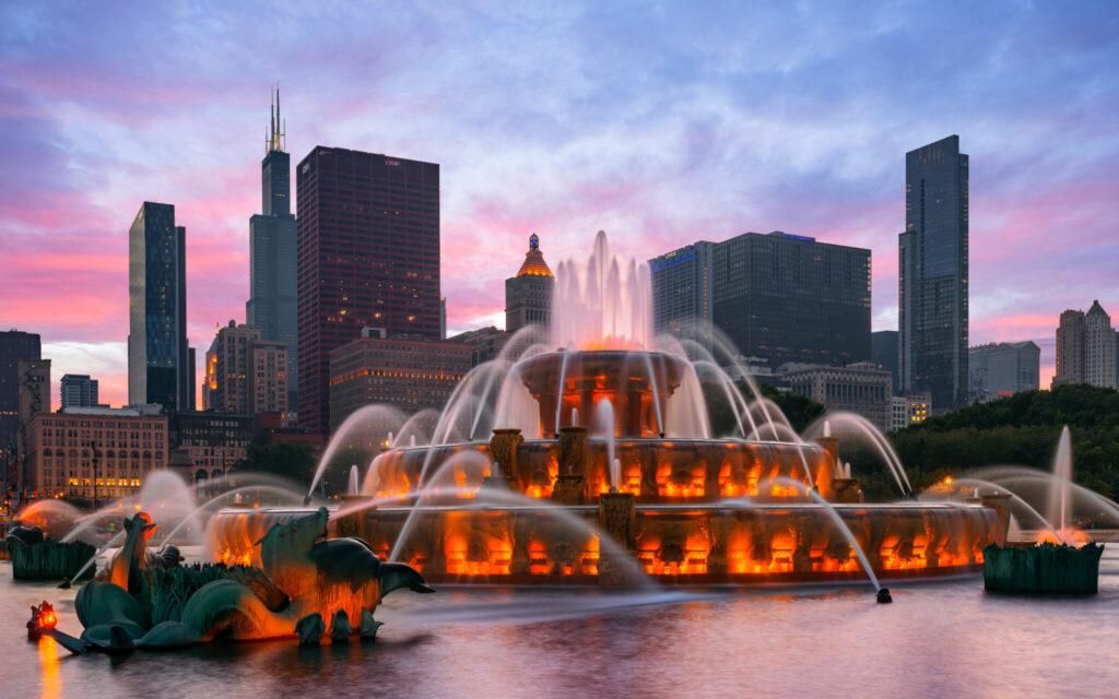 Buckingham Fountain, Chicago, Illinois