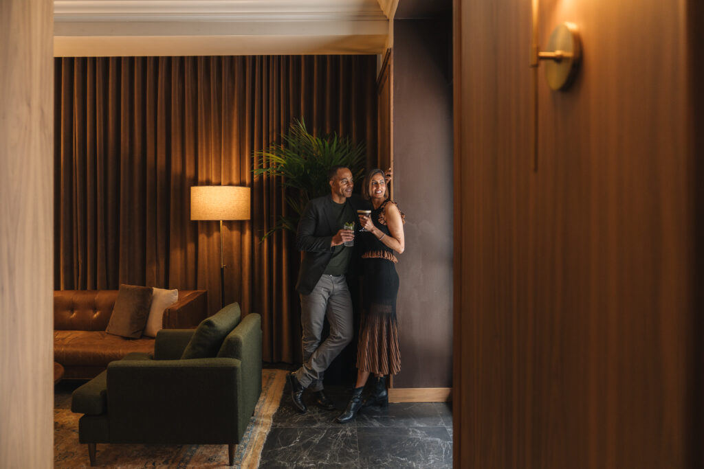 Couple in Bar Pendry.