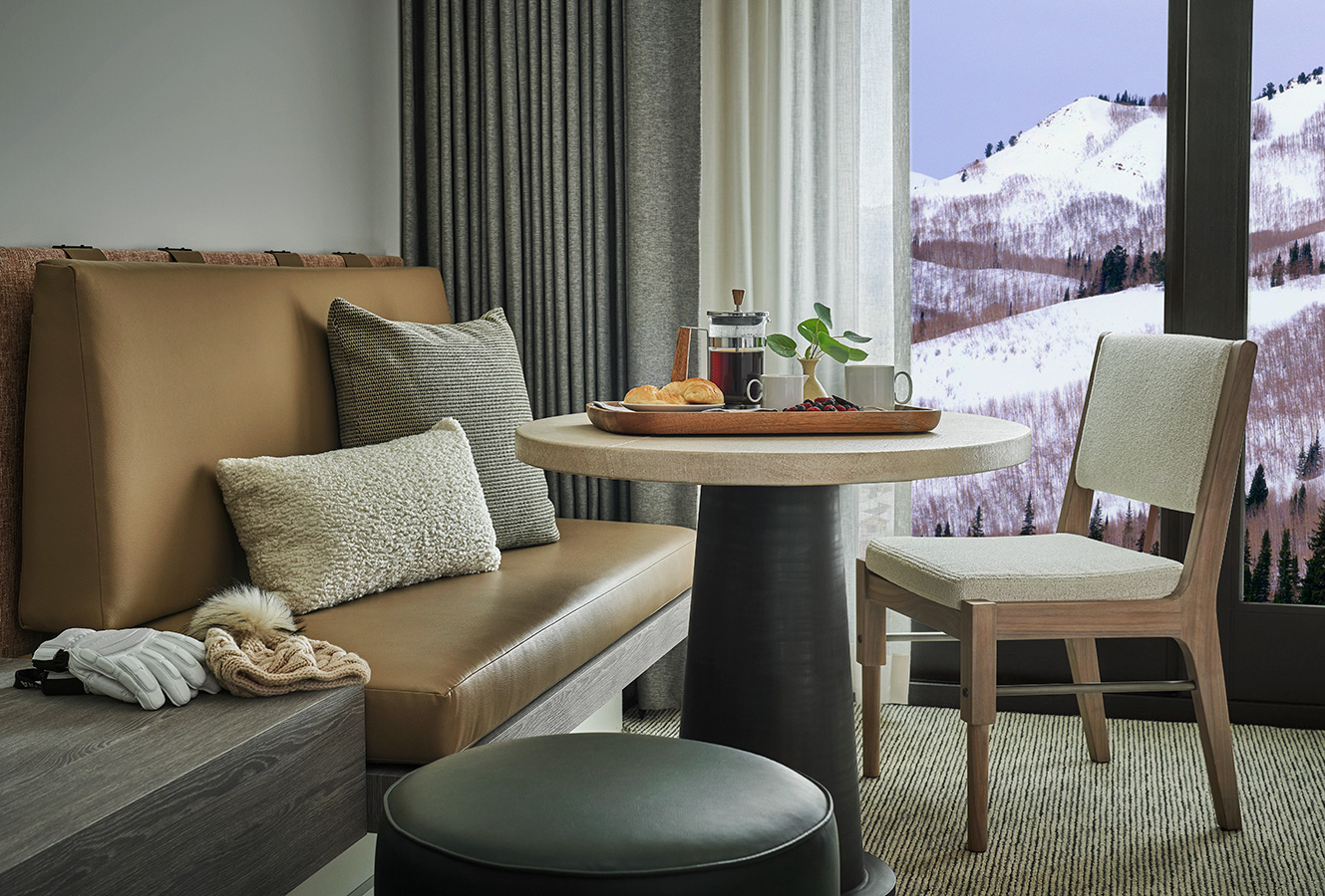In Room Dining at Park City hotel