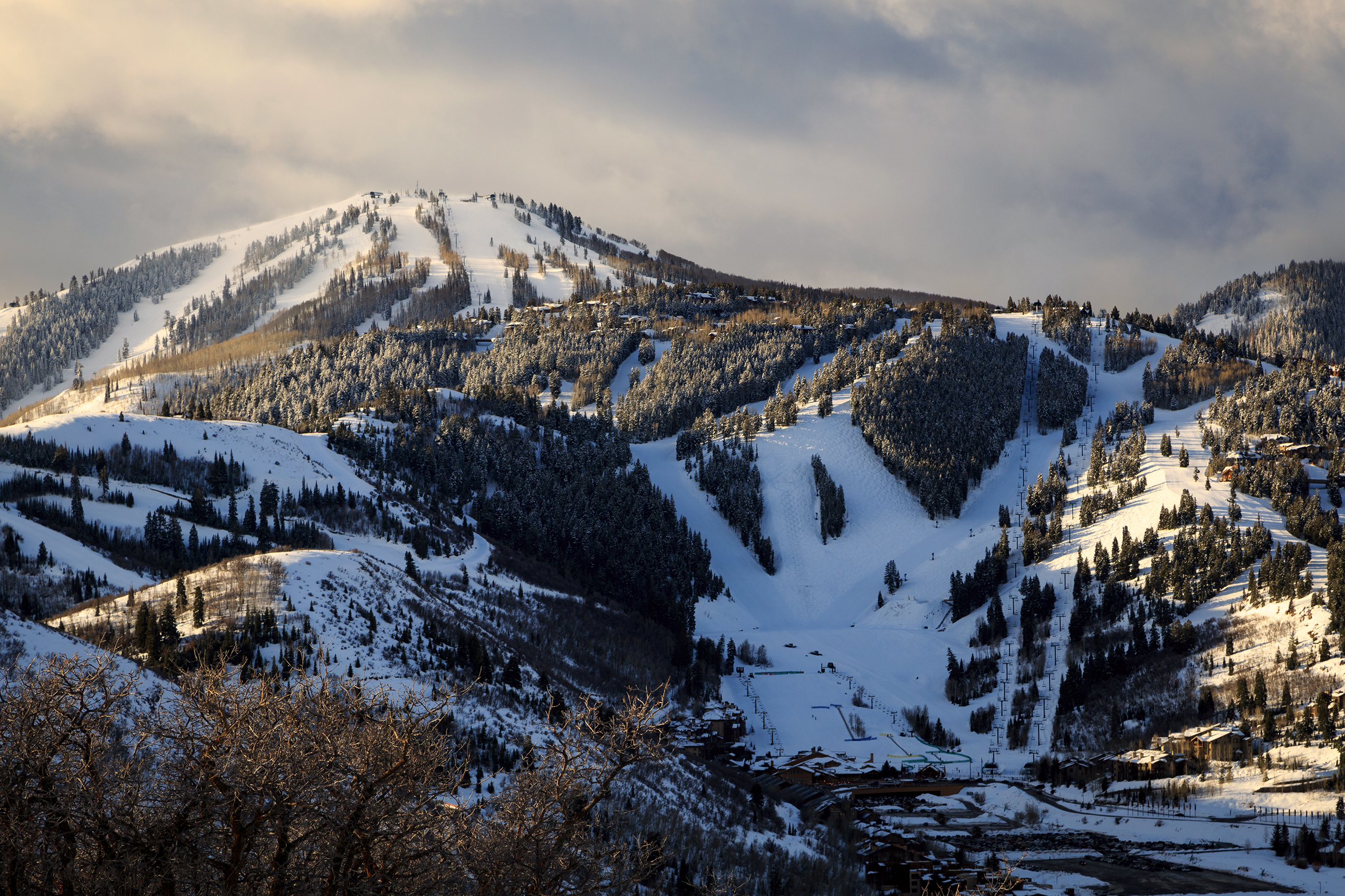 Winter Sunrise in Park City, Utah