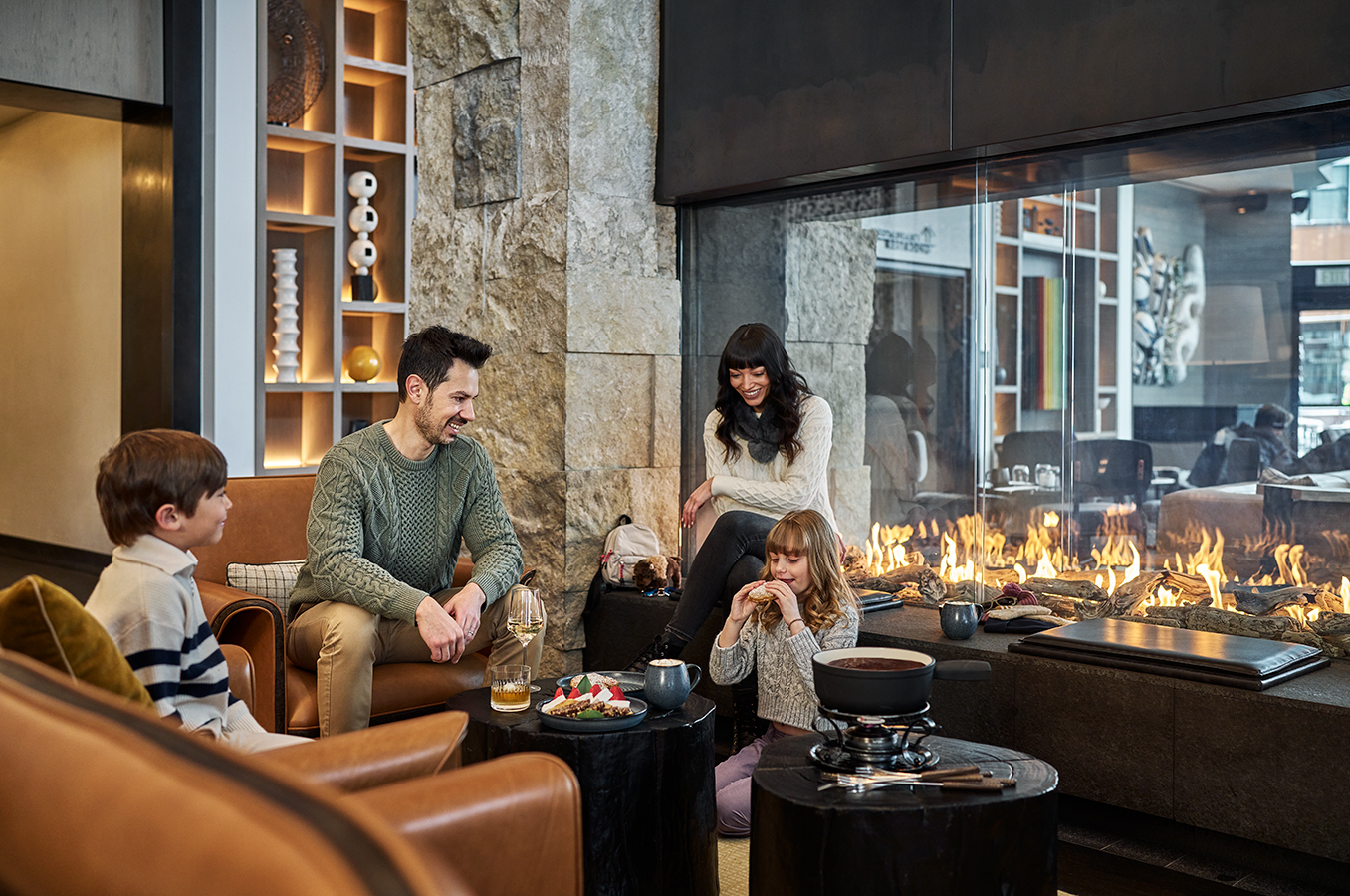 Family at Apres Pendry