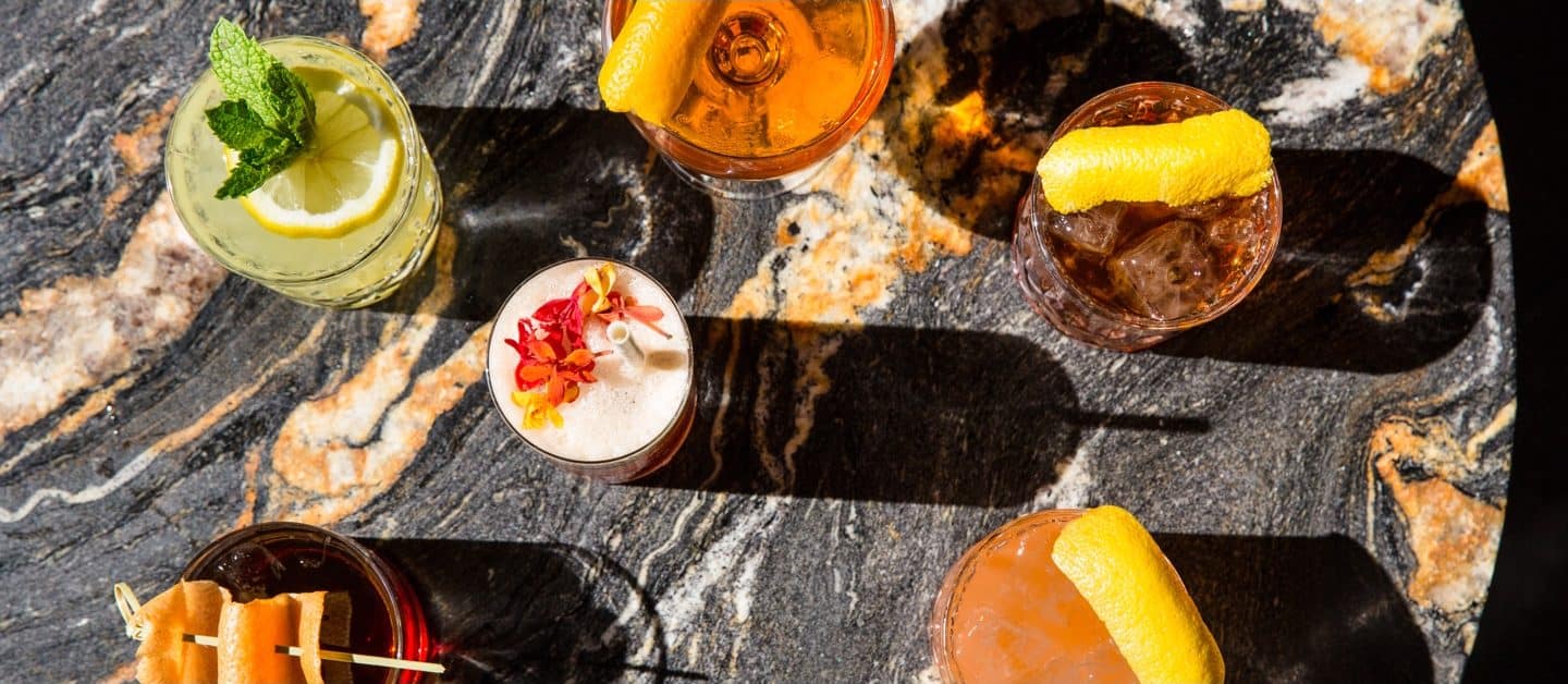 Beer and cocktails