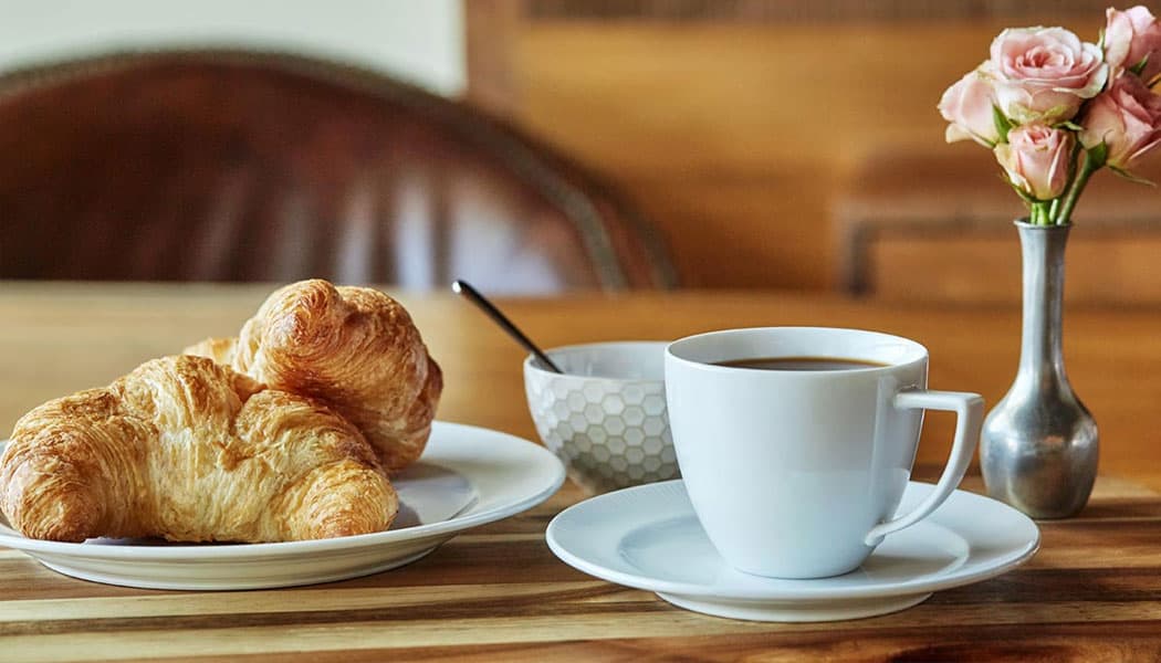 Croissants and coffee