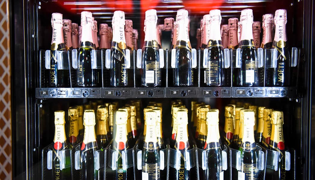 Moet & Chandon champagne vending machine