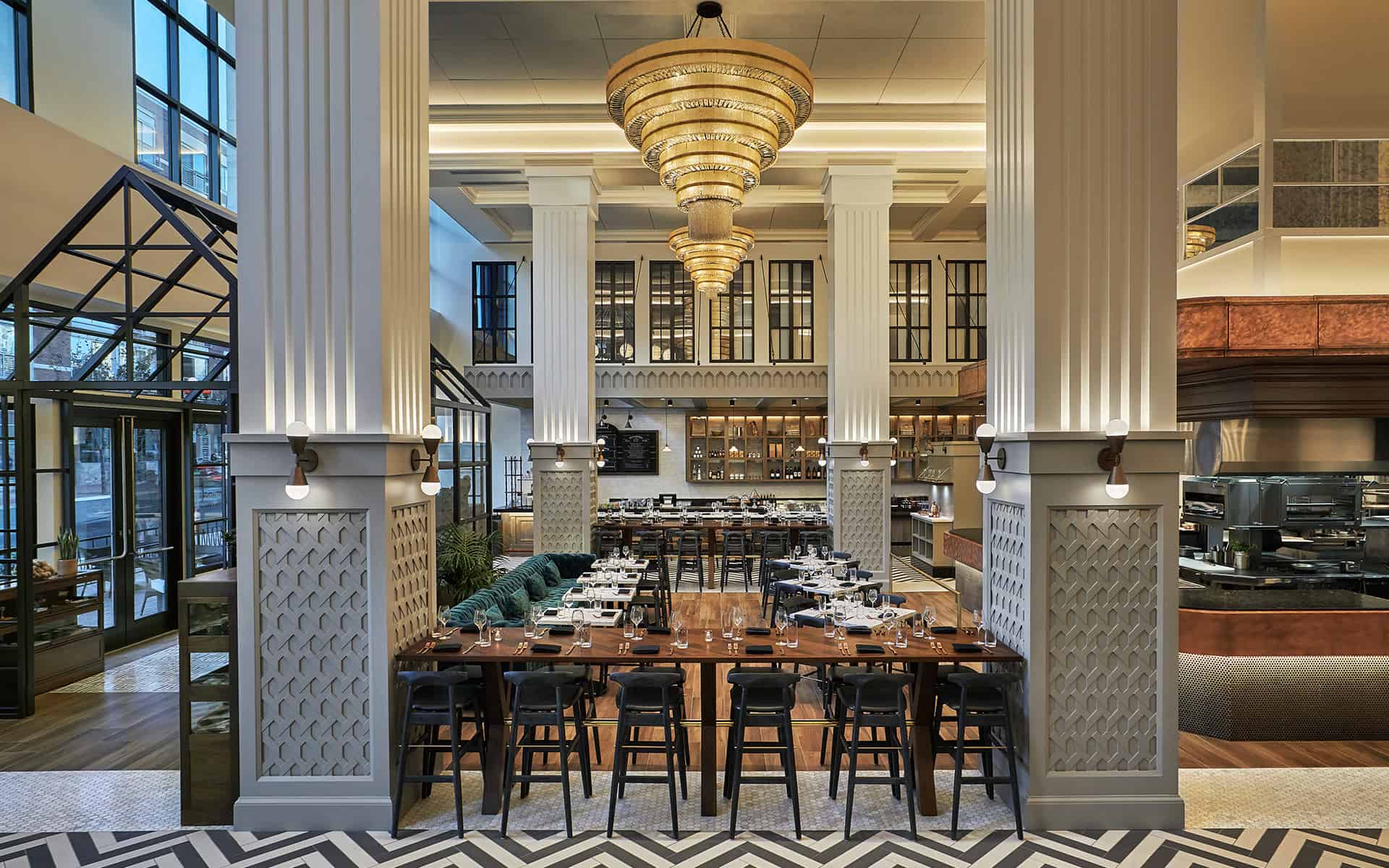 Provisional Cafe restaurant interior at luxury San Diego hotel