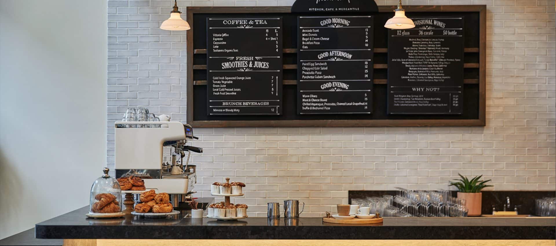 Coffee station at Provisional