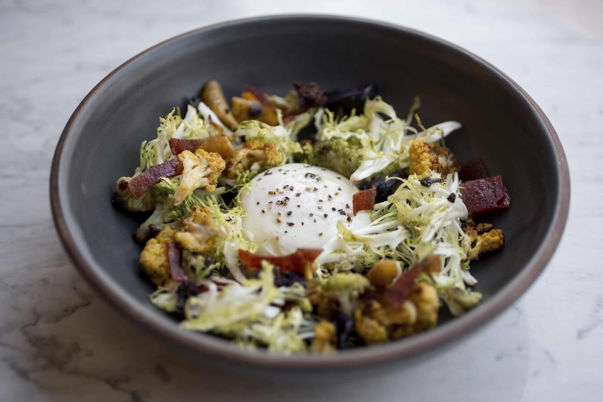 Breakfast entree at Provisional at Pendry San Diego, a luxury Gaslamp boutique hotel