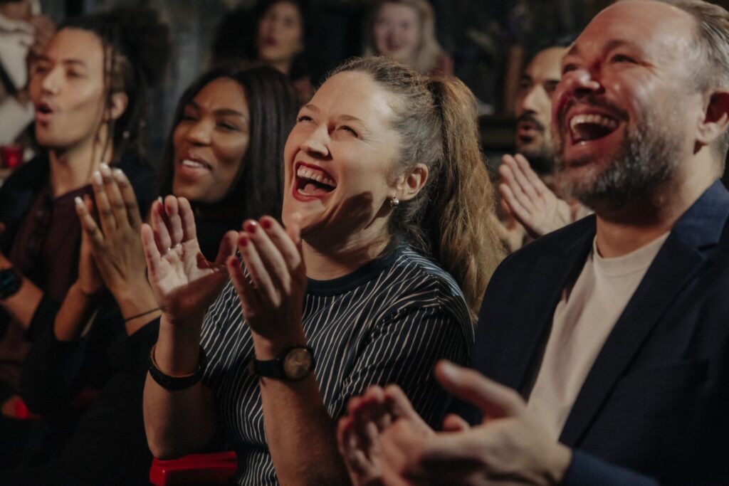 Audience Laughing
