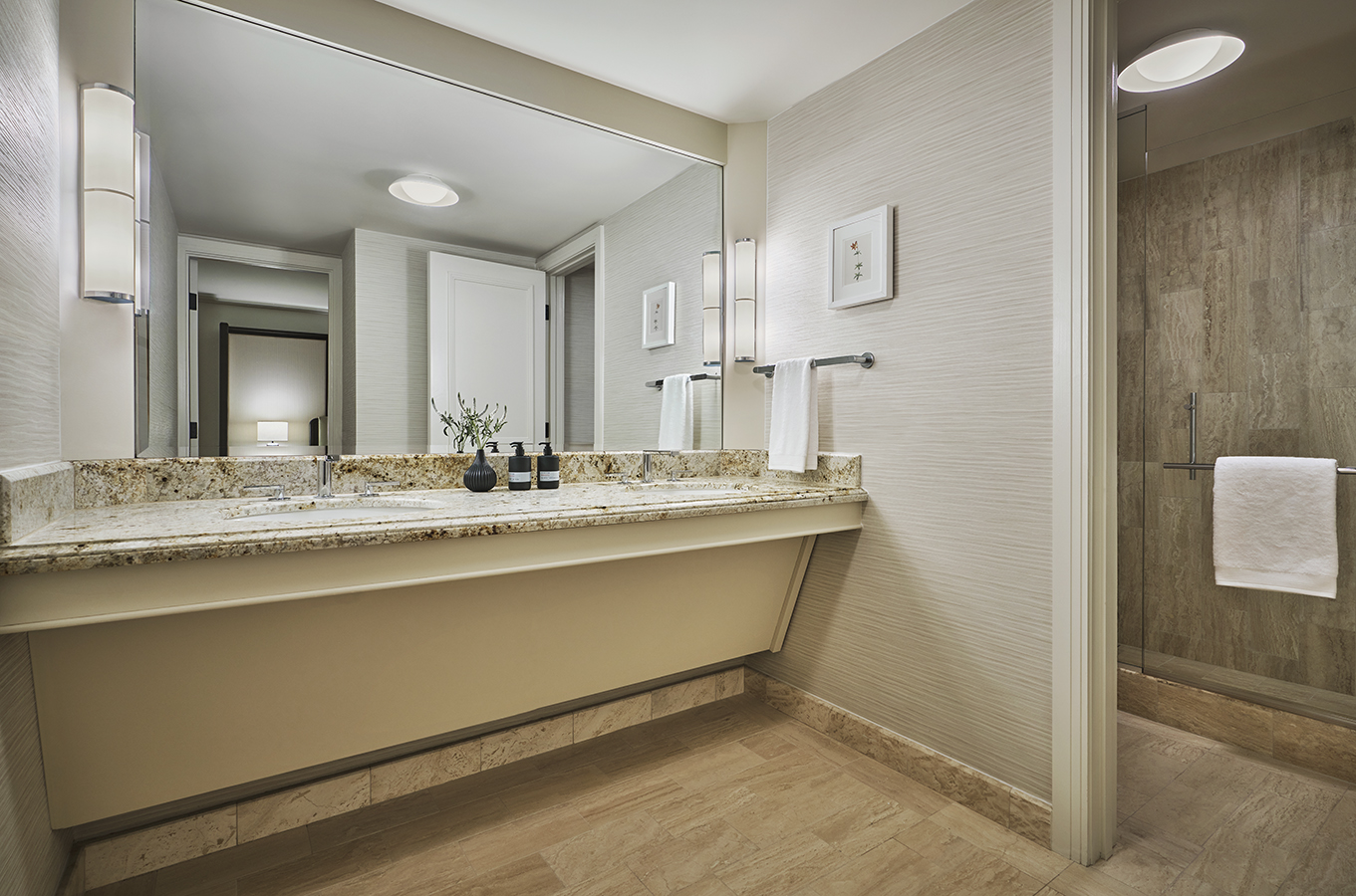 Suite Bathroom at Pendry Newport Beach