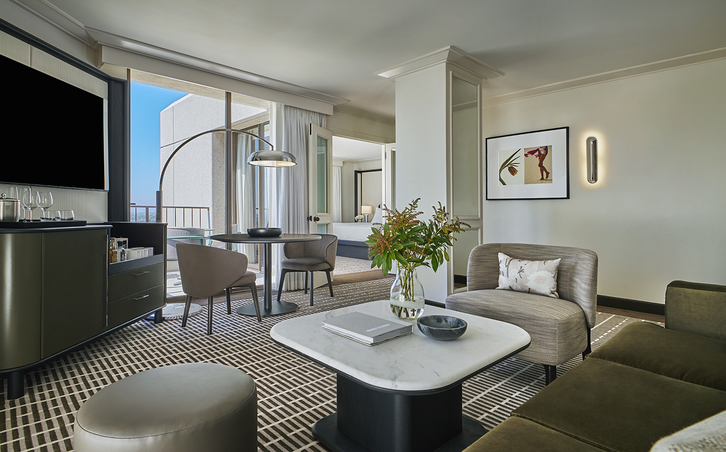 Suite Living Space at Pendry Newport Beach