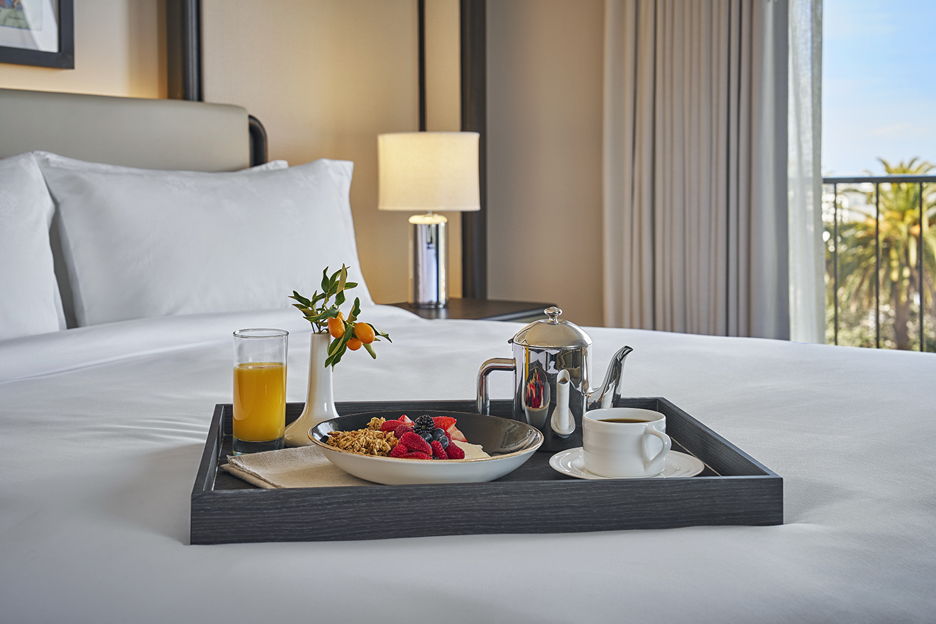 In-Room Dining at Pendry Newport Beach
