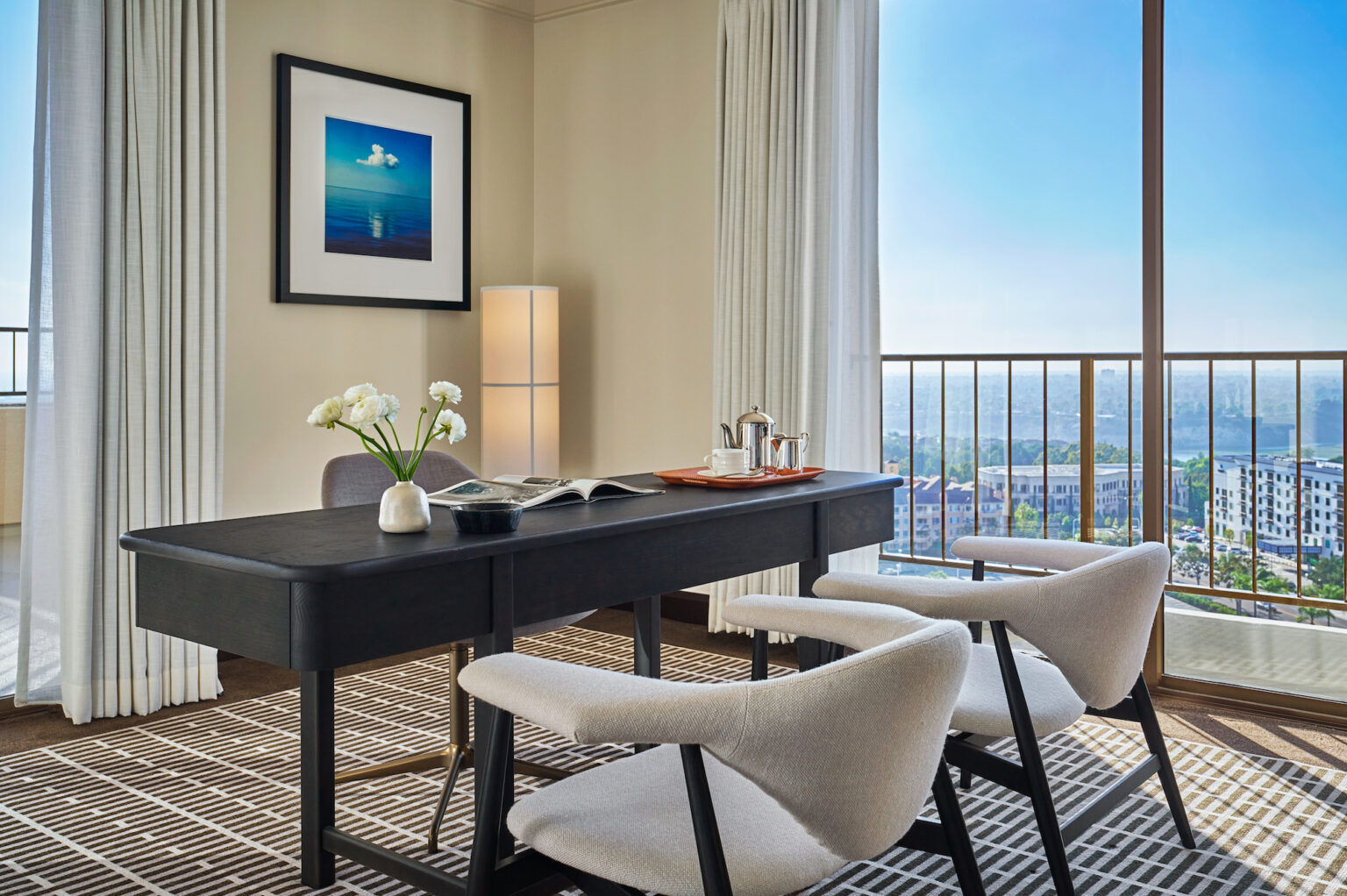 Pendry Newport Beach desk in room