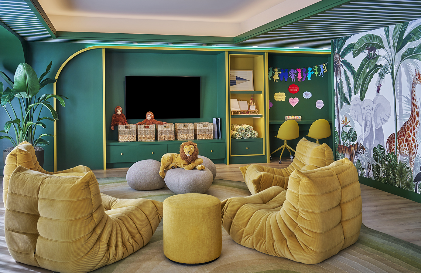 Paintbox Kids Club Room at Pendry Newport Beach