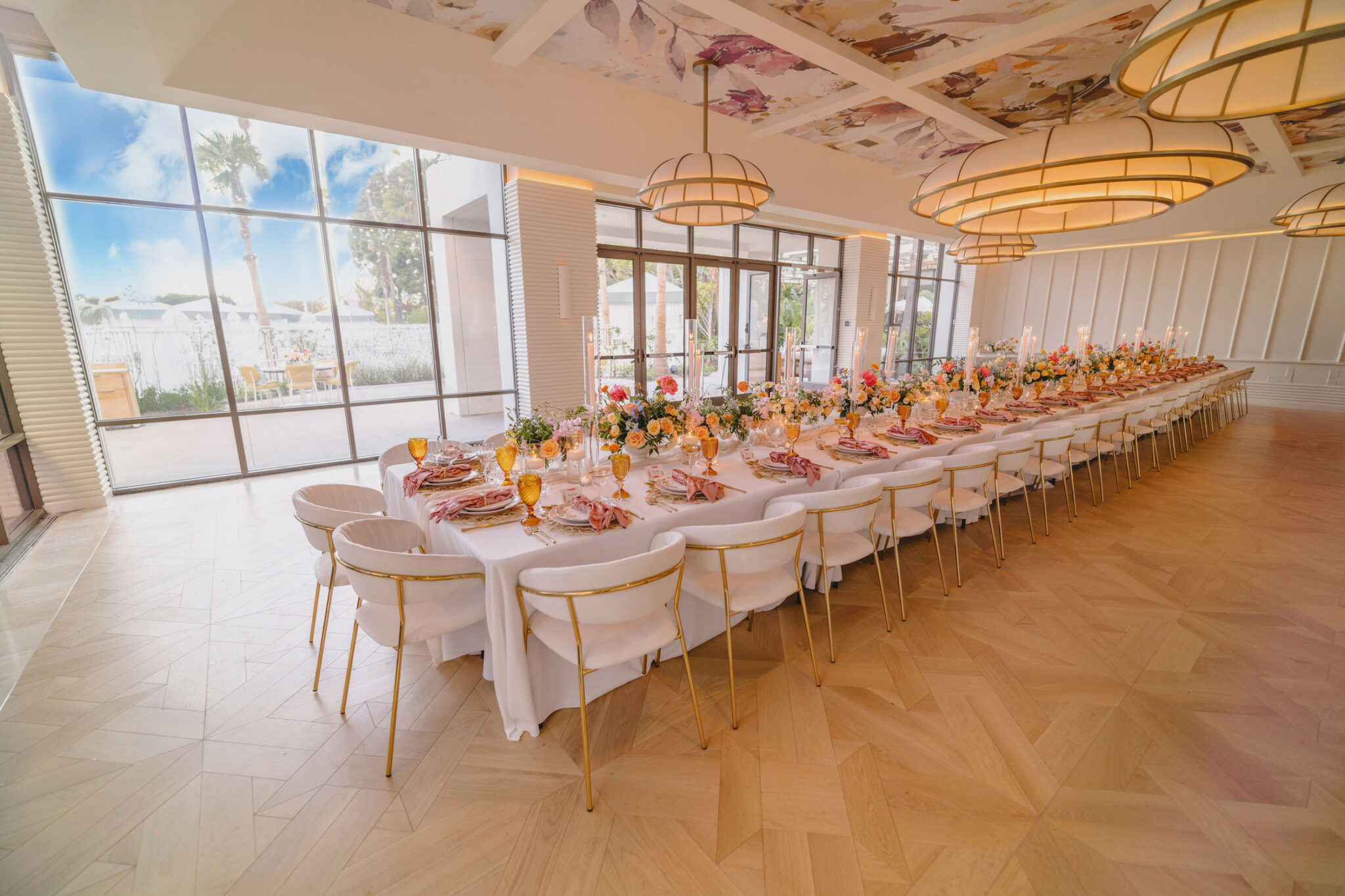 A wedding at the Pavillion at Pendry Newport Beach