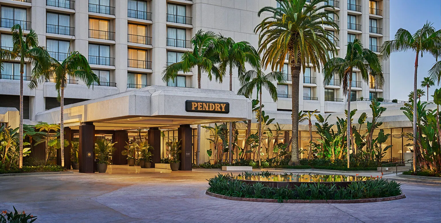 The exterior of Pendry Newport Beach during the day