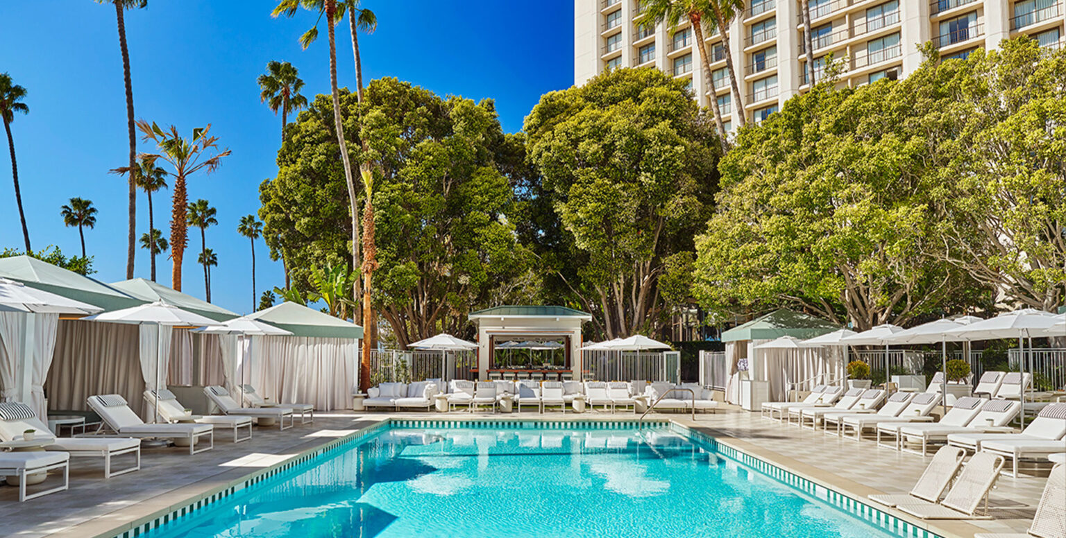 The pool at Pendry Newport Beach resort