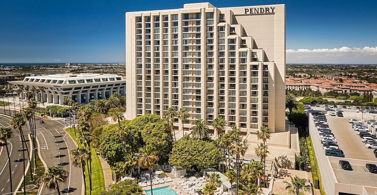 Pendry Newport Beach in the sunlight.