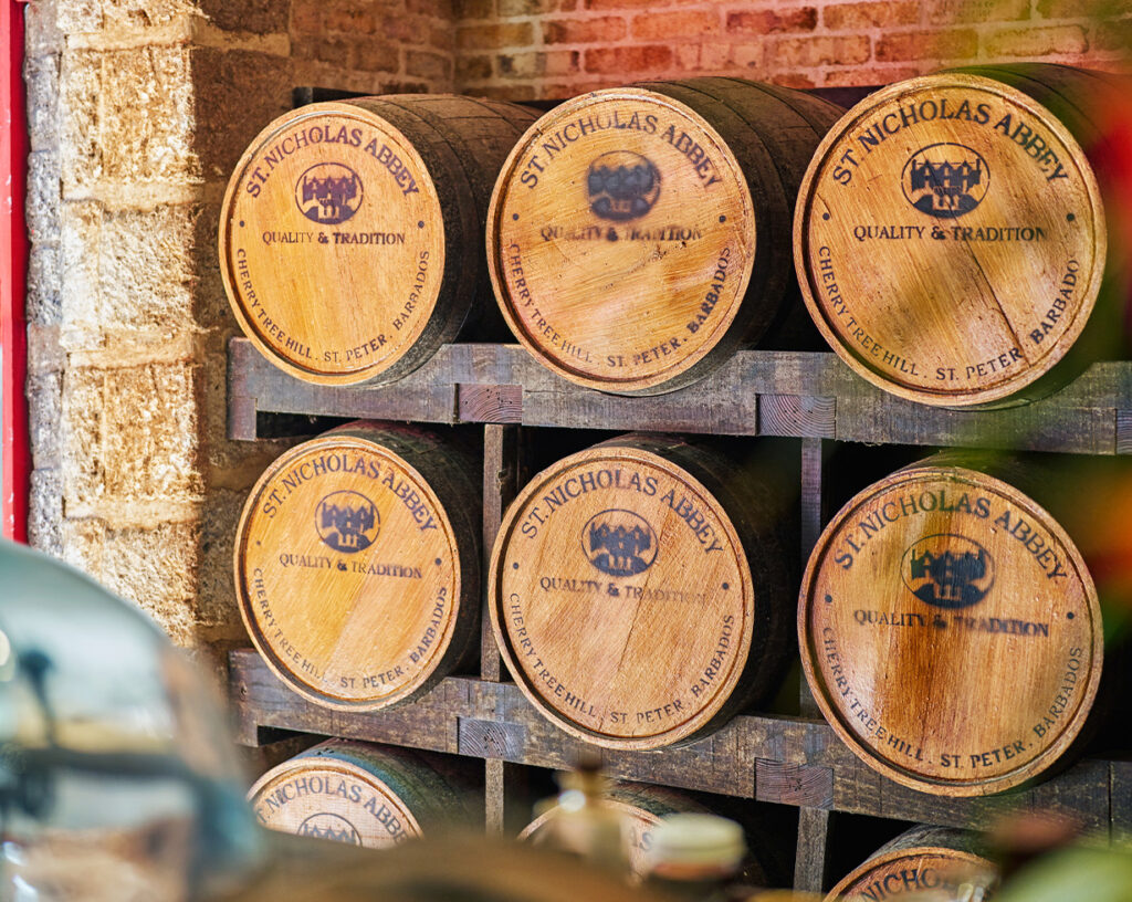 barrels of whiskey