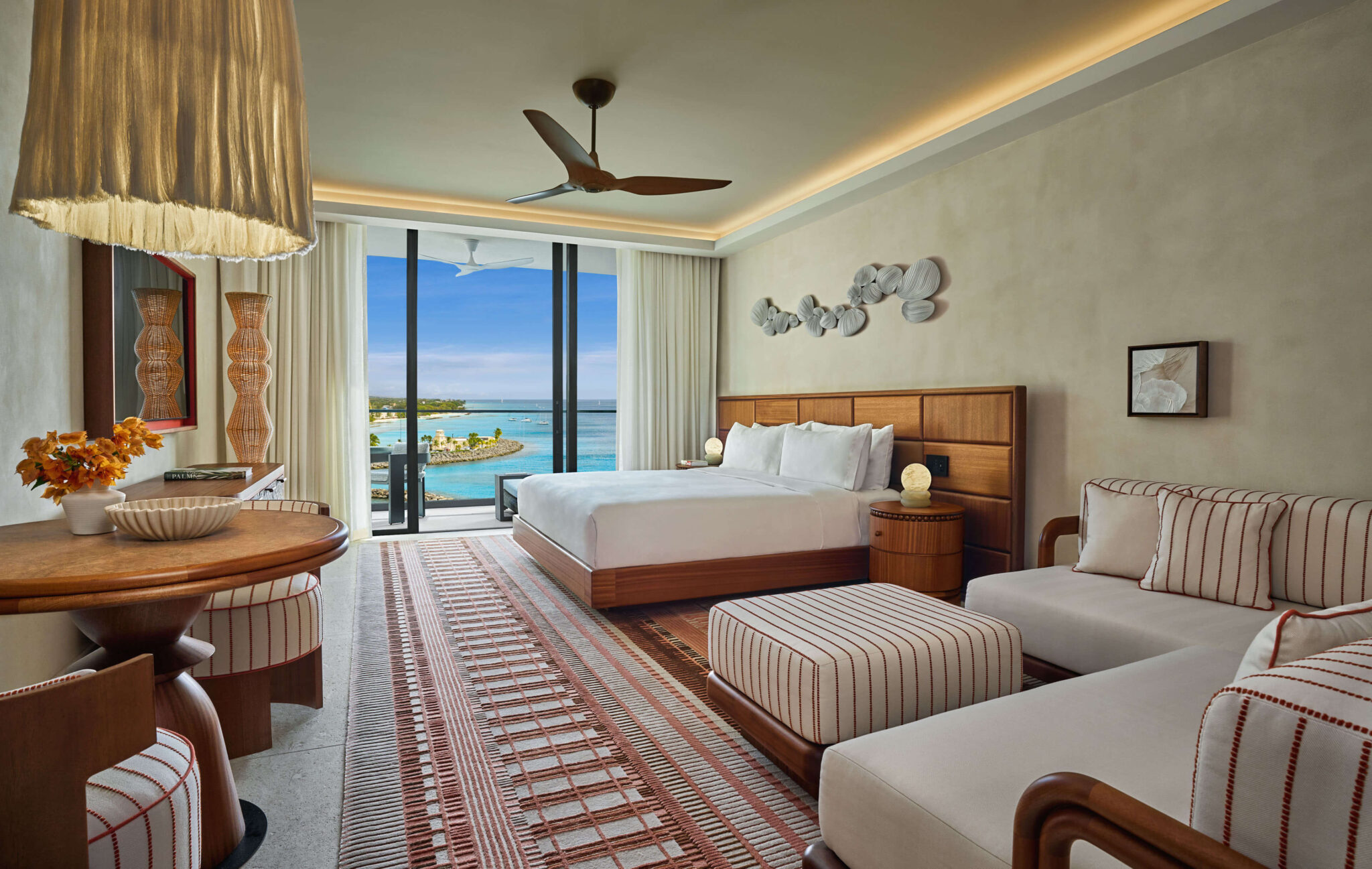 Guestroom overlooking the Caribbean Sea at Pendry Barbados