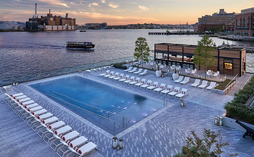 Inner Harbor Hotel Pool Images Sagamore Pendry Baltimore