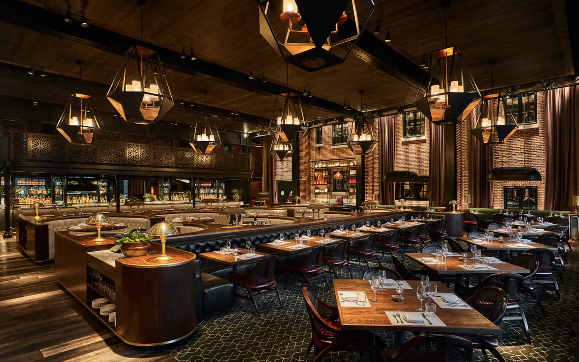 Rec Pier Chop House interior, located at Sagamore Pendry Baltimore