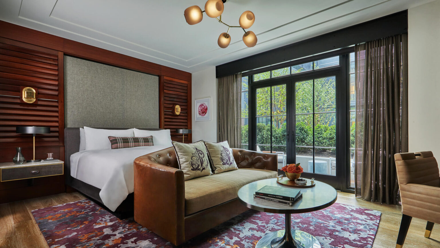 A room at Pendry Baltimore hotel.