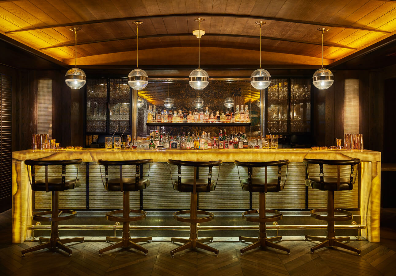 The Cannon Room bar.