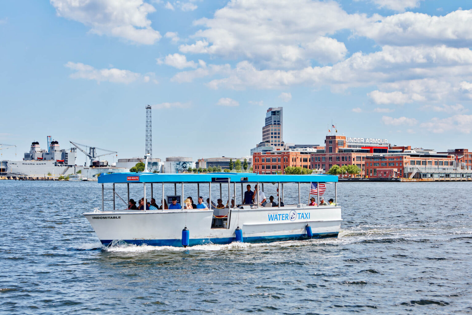 A water taxi.