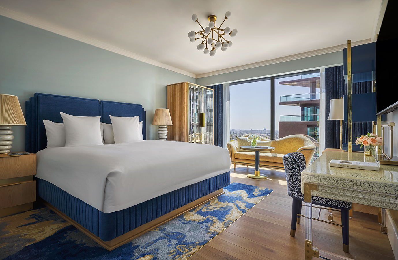 Skyline King at Pendry West Hollywood, a boutique hotel on Sunset Boulevard