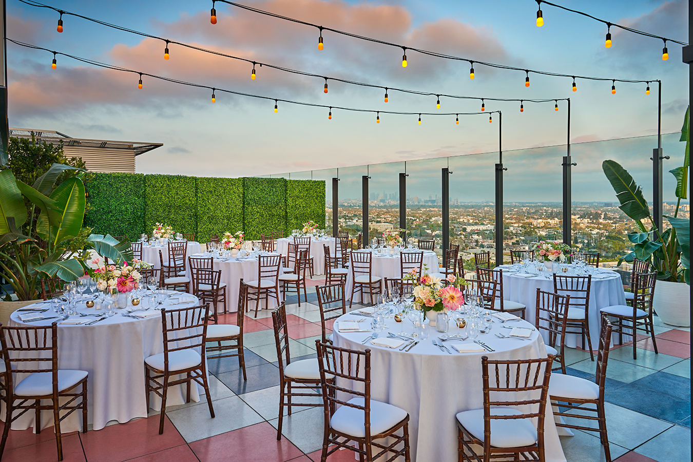 Rooftop Dinner Reception