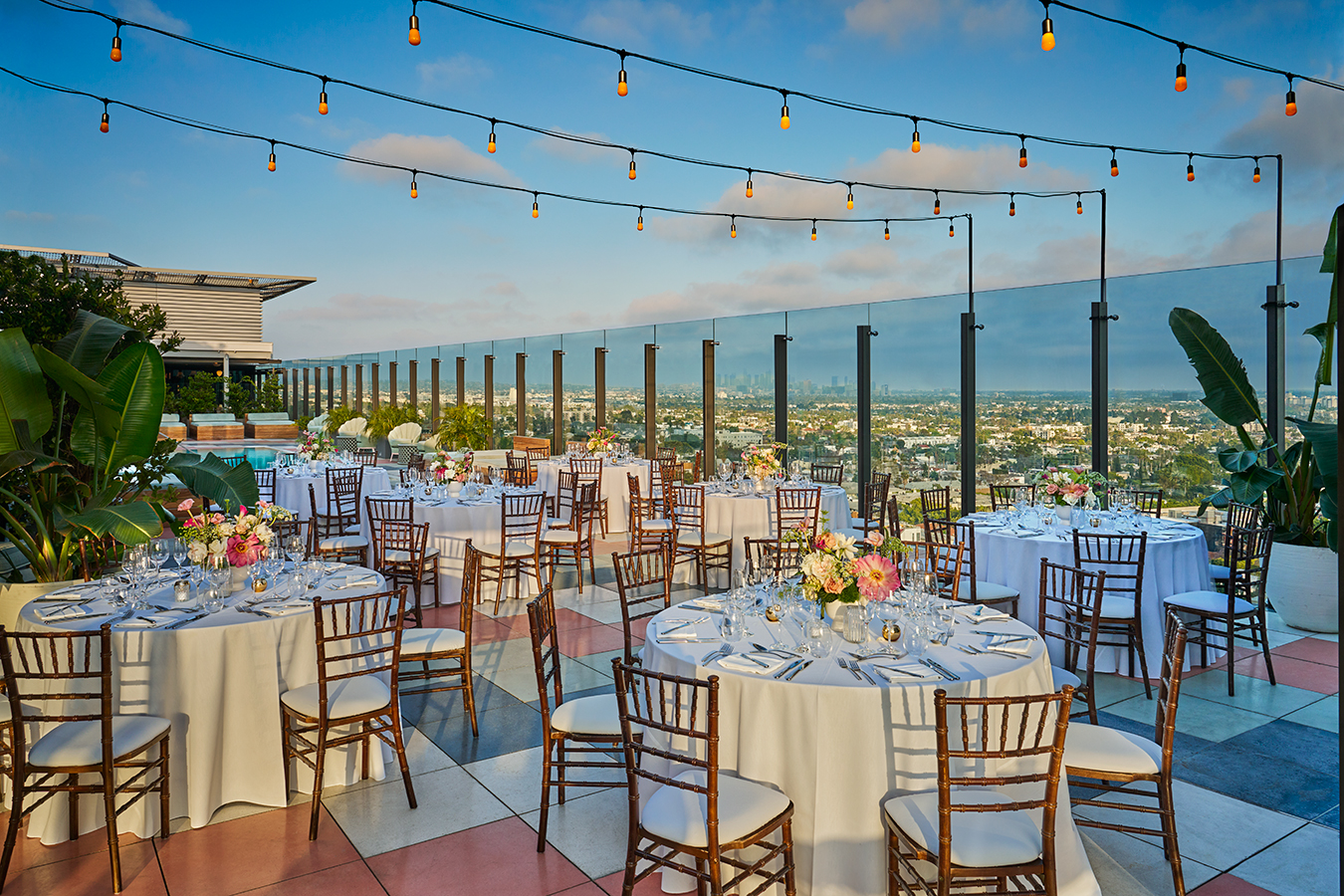 Rooftop Dinner Reception