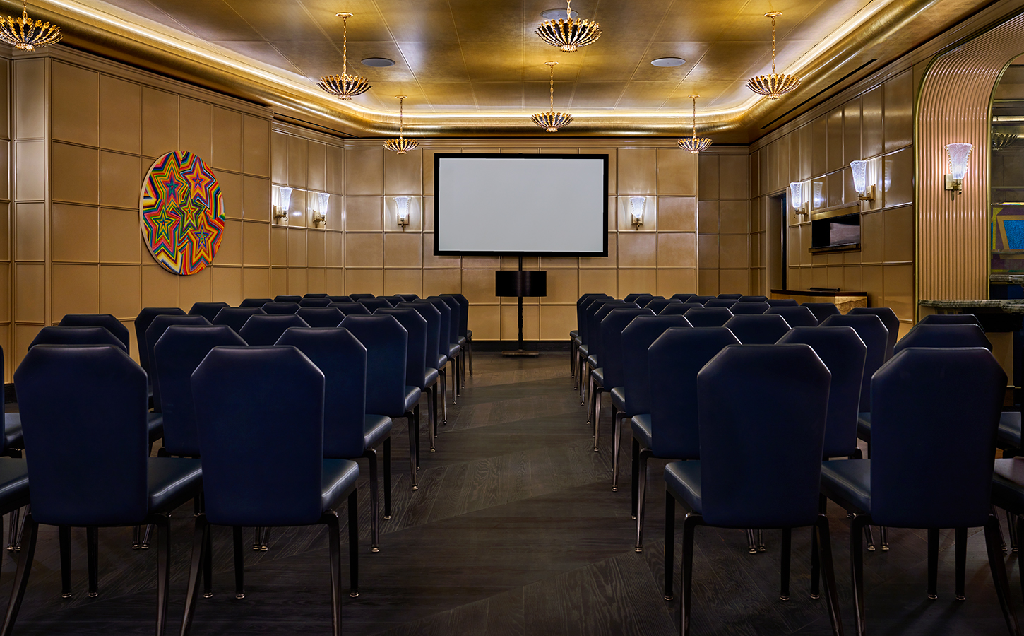 The Stateroom Theatre Setup