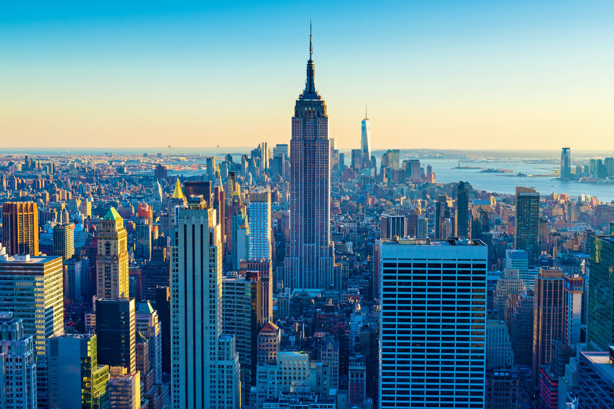 Top of the Rock, view of NYC
