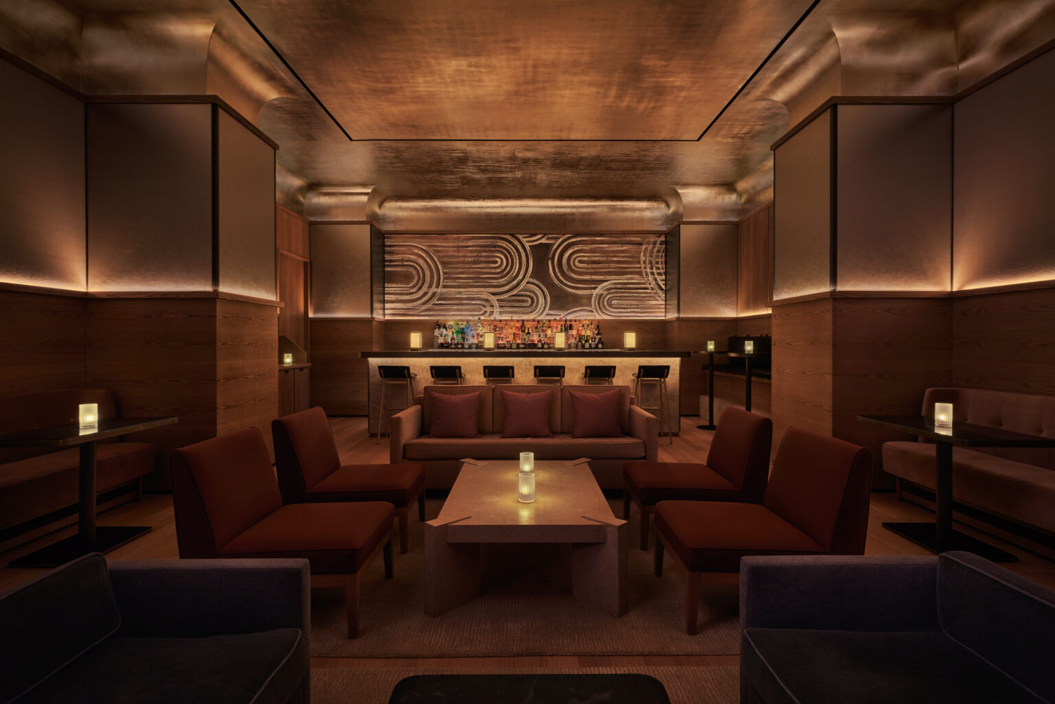 Bar Pendry at Pendry Manhattan West boutique hotel