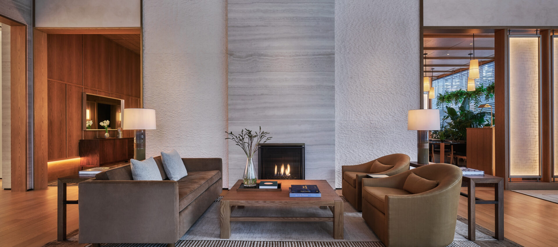 Lobby at Pendry Manhattan West boutique hotel