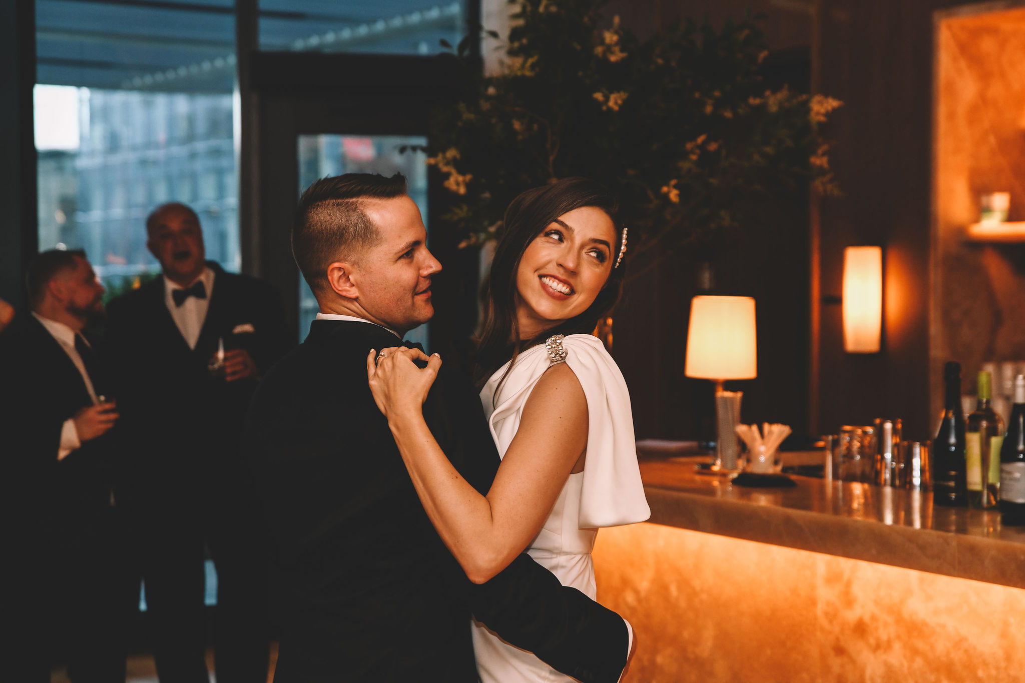 Couple's first dance