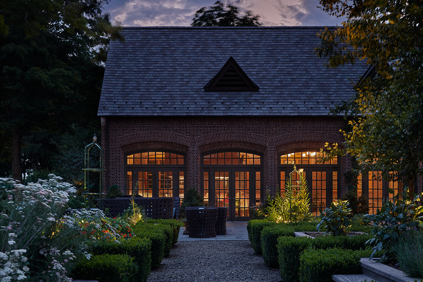 Exterior of Ninety Acres restaurant at Pendry Natirar