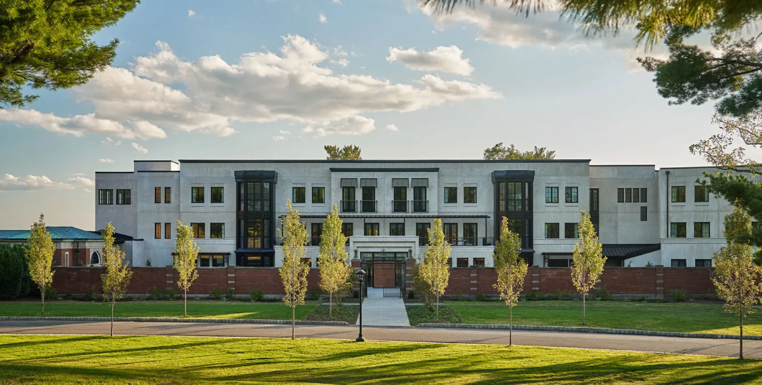 The exterior of the resort rooms at Pendry Natirar