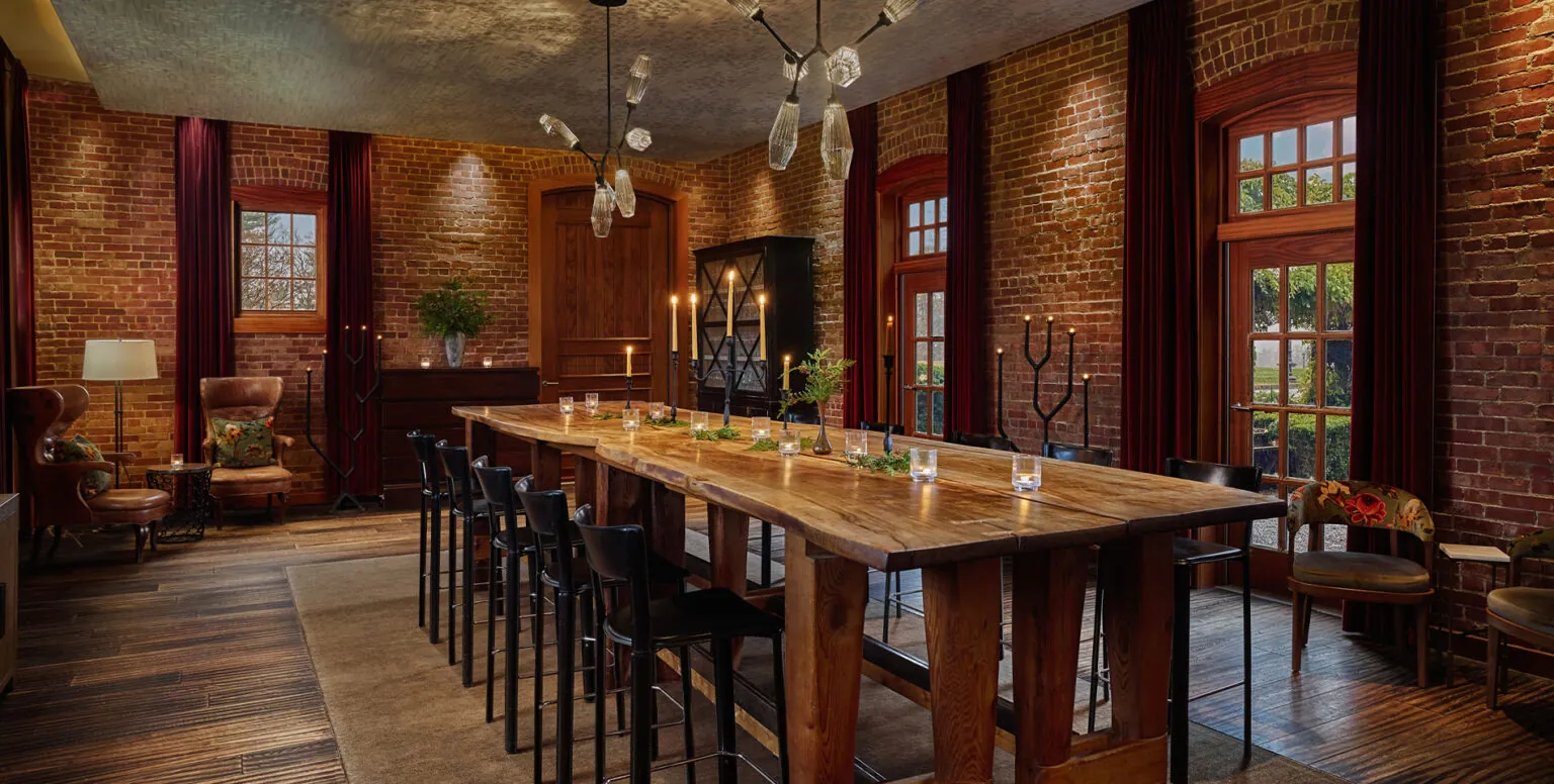 A private dining room at Pendry Natirar