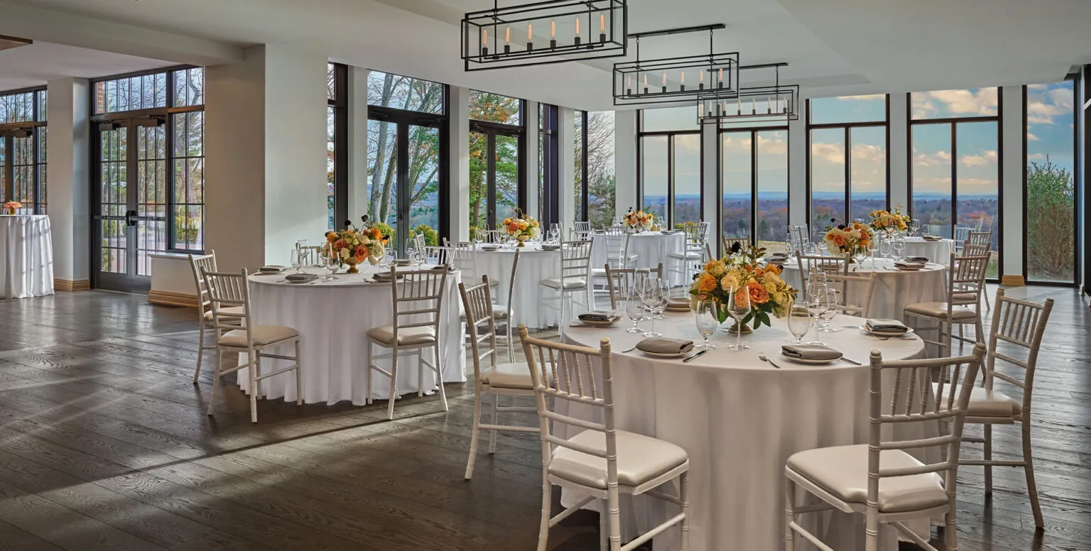 A wedding reception venue in Somerset County at Pendry Natirar