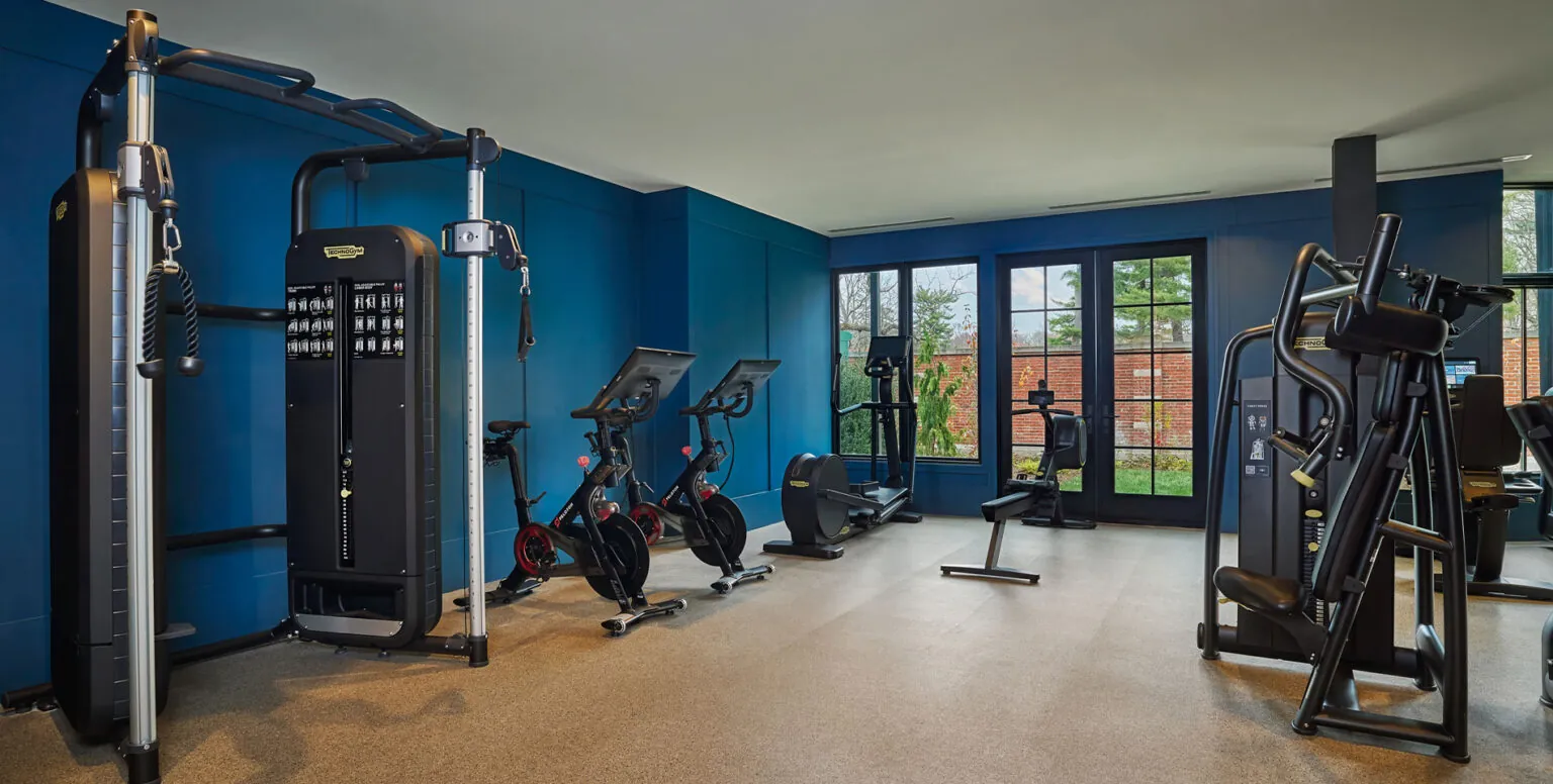 The resort gym at Pendry Natirar