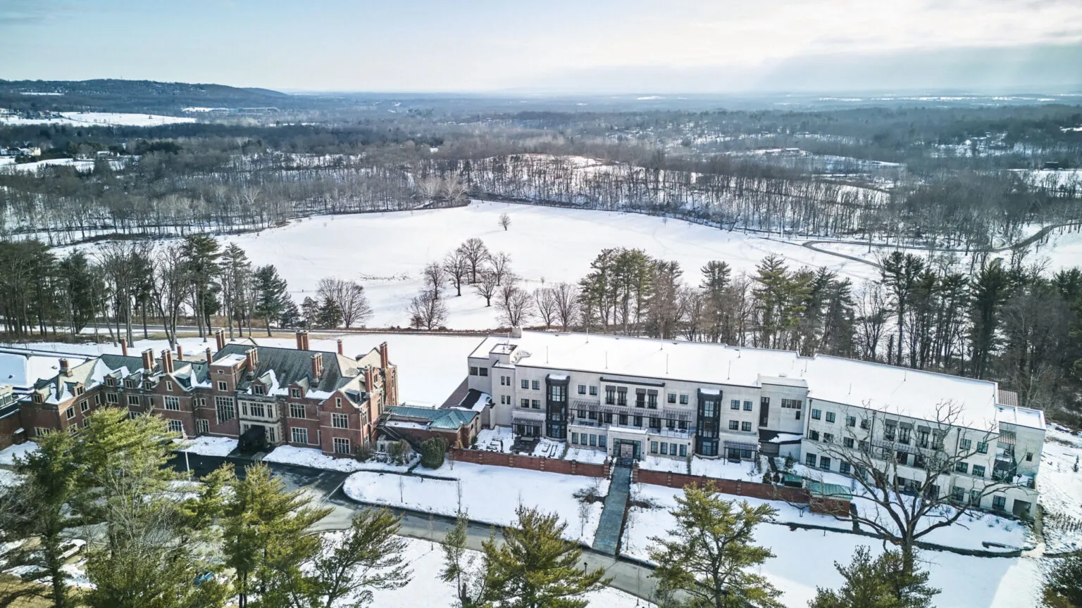 Pendry Natirar resort in the winter.