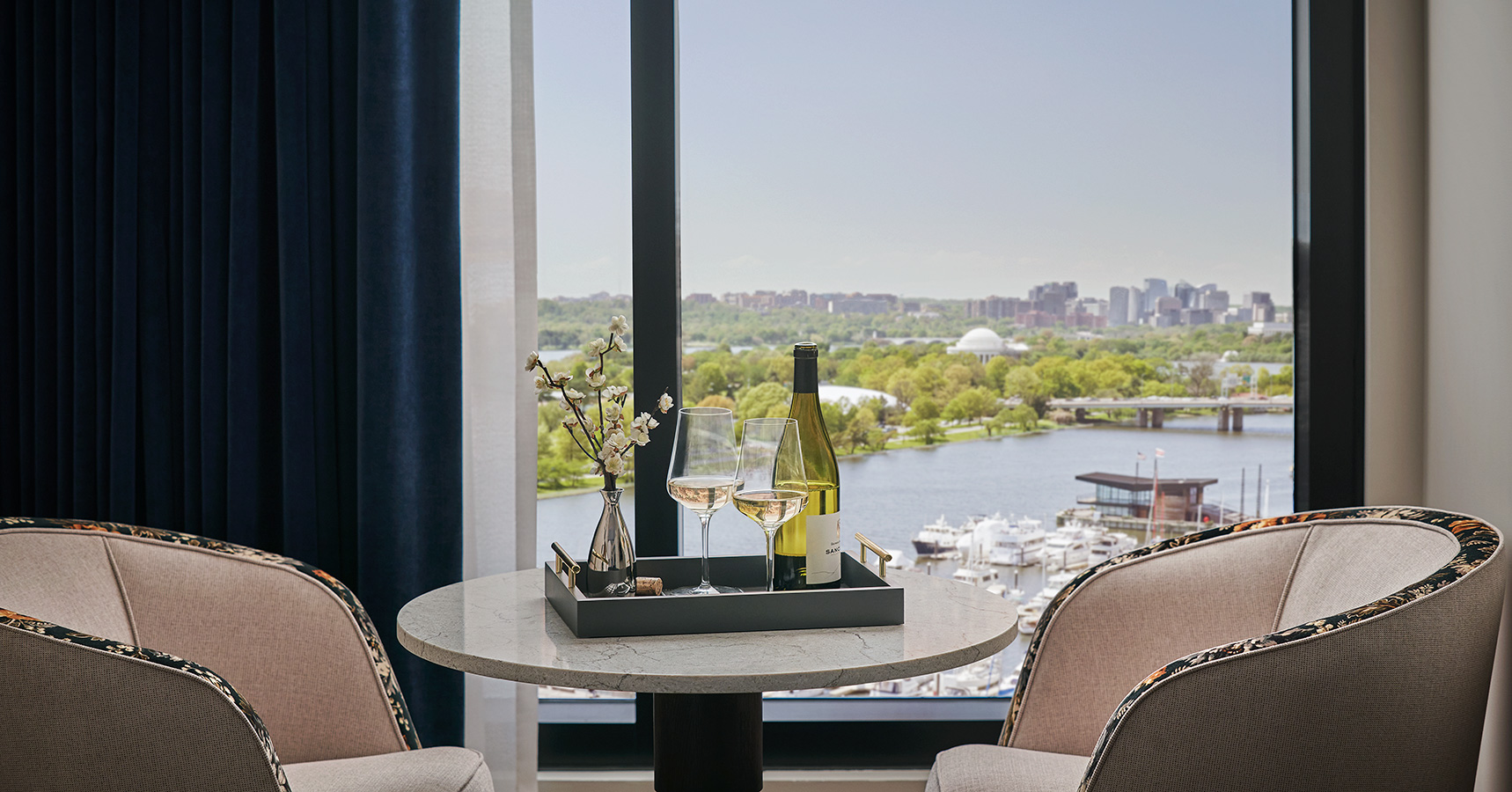 Stunning water views at contemporary luxury hotel, Pendry Washington DC – The Wharf