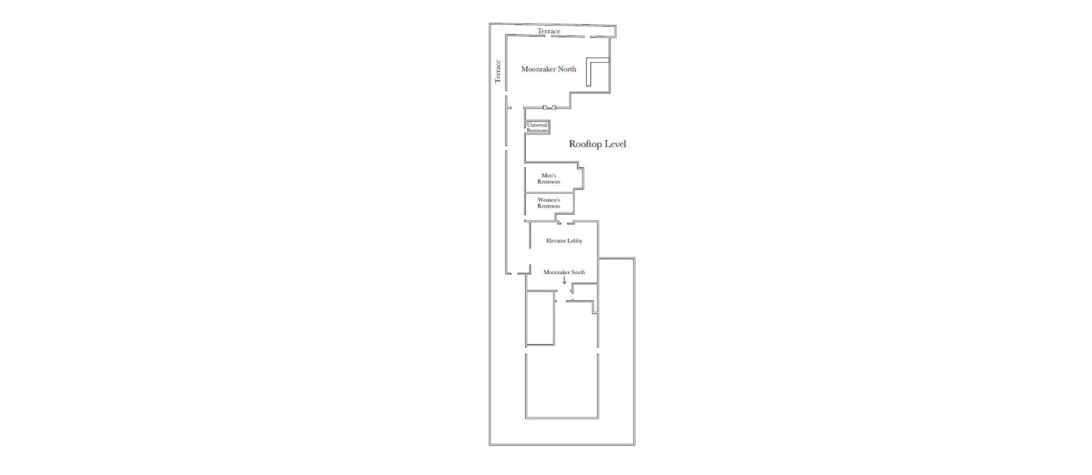 Pendry Washington DC rooftop floorplan