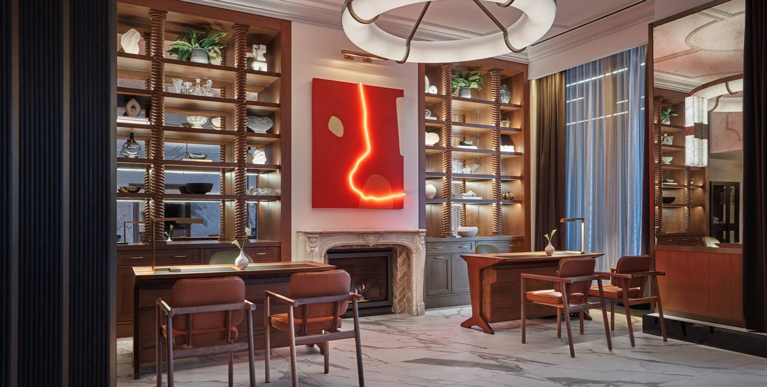 The front desk at Pendry Washington DC &ndash; The Wharf hotel